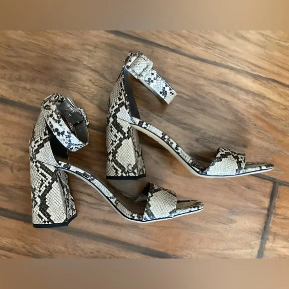 Sam Edelman Sandal’s Snakeskin Faux Leather in Size 8.5 - Picture 4 of 9